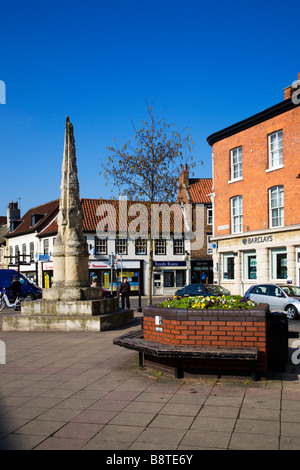 Market Place Selby North Yorkshire Angleterre Banque D'Images