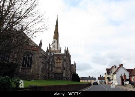 United Kingdom essex thaxted l'église paroissiale de st jean Baptiste Banque D'Images