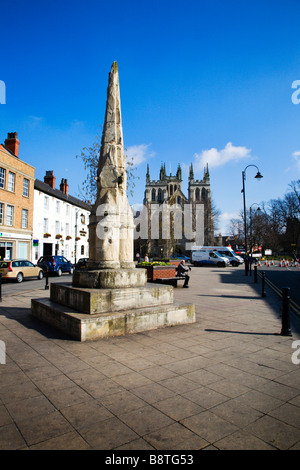 Market Place Selby North Yorkshire Angleterre Banque D'Images