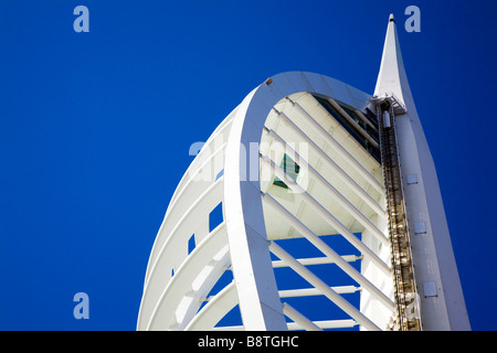 Jusqu'à lors de la tour Spinnaker à GUNWHARF QUAYS de Portsmouth, Hampshire, Royaume-Uni Banque D'Images