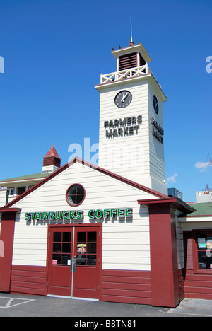 La tour de l'horloge, Farmers Market, West 3rd Street, Los Angeles, Californie, États-Unis d'Amérique Banque D'Images