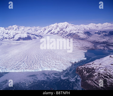 HUBBARD Glacier, Alaska, États-Unis d'Amérique Banque D'Images