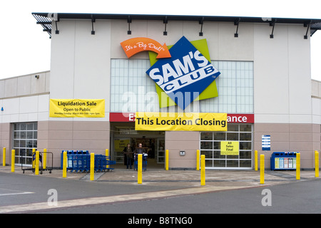 Sam's Club Store fermé au Canada Banque D'Images