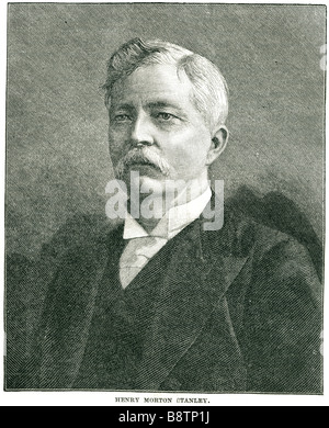 Sir Henry Morton Stanley 1841 1904 journaliste gallois David Livingstone explorateur Banque D'Images