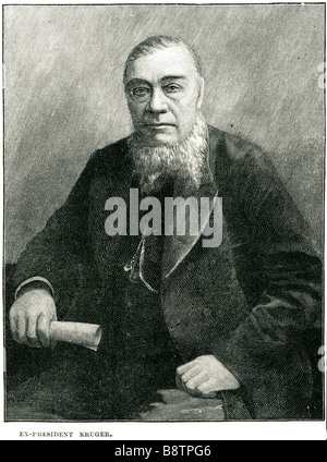 Ex-président Stephanus Johannes Paulus kruger Kruger (10 octobre 1825 - 14 juillet 1904), mieux connu sous le nom de Paul Kruger et l'affectio Banque D'Images