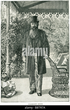 Le président Steyn Martinus (ou) Marthinus Theunis Steyn (2 octobre 1857 - 28 novembre 1916) était un avocat sud-africain, politicia Banque D'Images