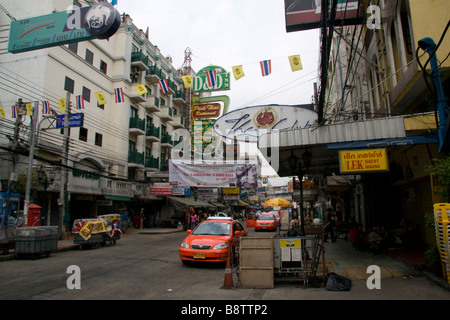 Khaosan Road, à Bangkok, Thaïlande Banque D'Images