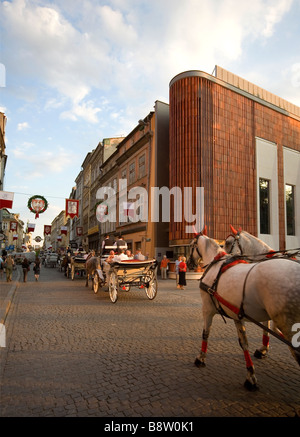 Pologne Cracovie Wyspianski Pavilion 2000 à Rue Grodzka Banque D'Images