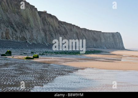 Cap Blanc Nez, Escalles, Pas-de-Calais, France Banque D'Images