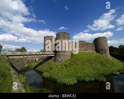 Le Château Blanc Llantilio Crosenni Monmouthshire South Wales UK Banque D'Images