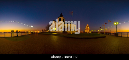 Norwegian Church Cardiff Bay South Wales UK Banque D'Images