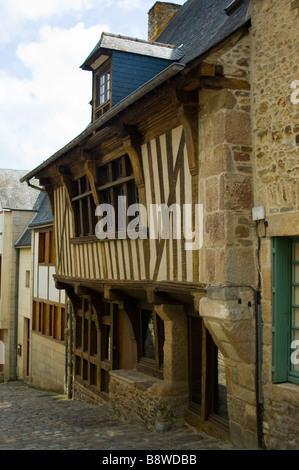 Vieille maison Dinan Banque D'Images