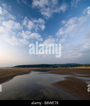 Aberdovey beach vu de Ynyslas West Wales UK Banque D'Images