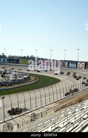 La NASCAR Craftsman Truck Series 200 Lignes commerciales américaines à l'Atlanta Motor Speedway le 7 mars 2009 à Hampton, en Géorgie Banque D'Images