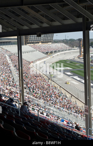 La NASCAR Craftsman Truck Series 200 Lignes commerciales américaines à l'Atlanta Motor Speedway le 7 mars 2009 à Hampton, en Géorgie Banque D'Images