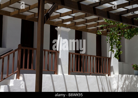 Monastère de Panayia Spiliani Samos Grèce Banque D'Images