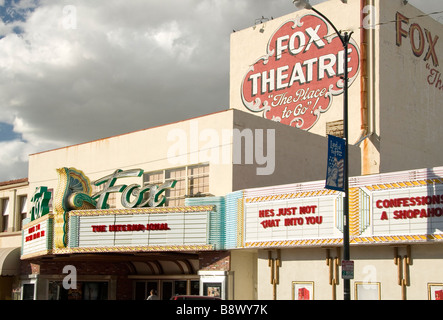 Le Fox Theatre de Taft CA ont été restaurés dans les années 1990 Banque D'Images