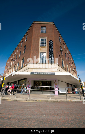 Magasin Debenhams UK Norwich Banque D'Images
