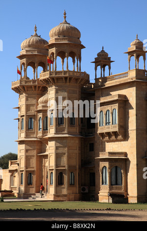 Inde Rajasthan Jaisalmer Jawahar Niwas Palace Hotel Banque D'Images