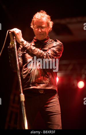 Le chanteur Matt Berninger National Banque D'Images