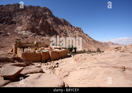 Le monastère Sainte-Catherine, Sinaï Sud, Egypte Banque D'Images