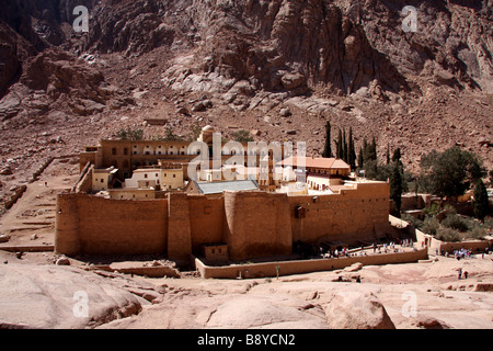 Le monastère Sainte-Catherine, Sinaï Sud, Egypte Banque D'Images