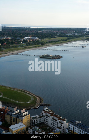 Avis de Malmö en Suède. Banque D'Images