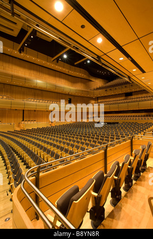 L'intérieur d'un hall à la Sage Gateshead, Norman Foster's stunning music center sur les rives de la rivière Tyne. Banque D'Images