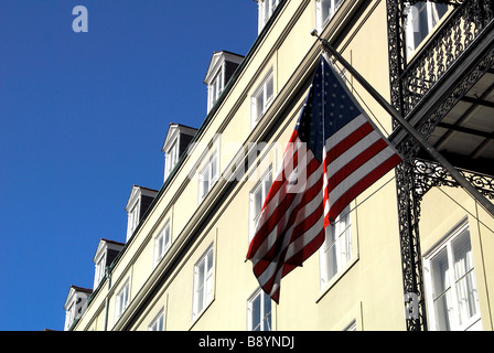 Drapeau américain, La Nouvelle-Orléans, Louisiane, États-Unis d'Amérique, Amérique du Nord Banque D'Images