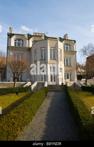 Kovarovico vila (1912-1913) par Josef Chochol, exemple du cubisme, Vysehrad, Prague, République Tchèque, Europe Banque D'Images