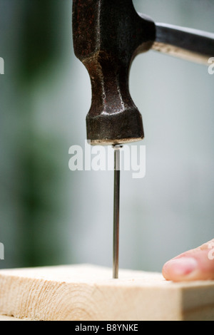 Marteau et clou de la Suède. Banque D'Images