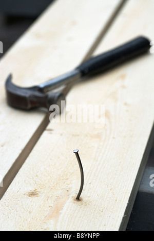 Marteau et clou de la Suède. Banque D'Images