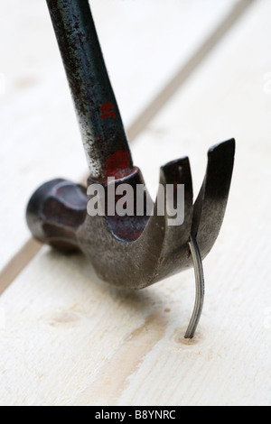 Marteau et clou de la Suède. Banque D'Images