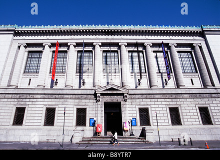 Bâtiment de la New York Historical Society sur Central Park West. Attraction de New York. Musée américain Banque D'Images