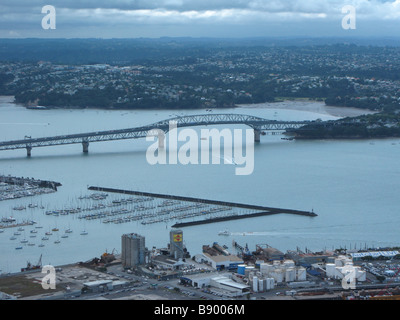 À partir de la 'Auckland Sky Tower' Banque D'Images