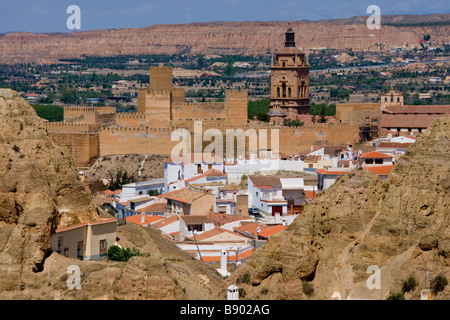 Europe Espagne Andalousie Guadix Cathedral Banque D'Images