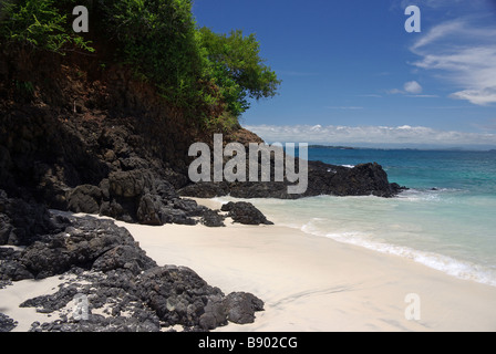 Isla Bolaños, Golfo de Chiriqui, Panama, province de Chiriquí Banque D'Images