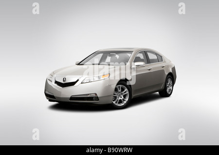 2009 Acura TL dans gris - angle de vue avant Banque D'Images