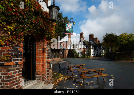 L'automne à grande Budworth Nr Northwich Cheshire UK Banque D'Images