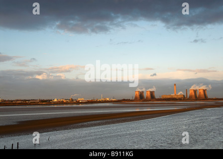 Fiddlers Ferry Power Station Runcorn Cheshire UK Banque D'Images