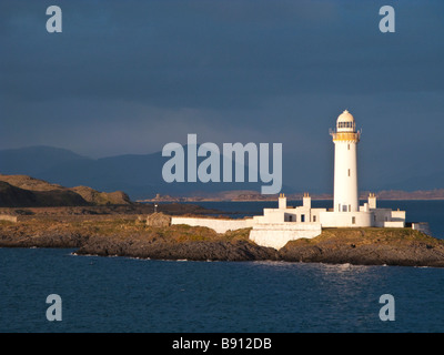 Le phare près de Lismore dans le Sound of Mull Banque D'Images