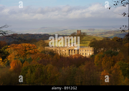 Hall de Lyme Lyme Park Cheshire Disley Automne Banque D'Images