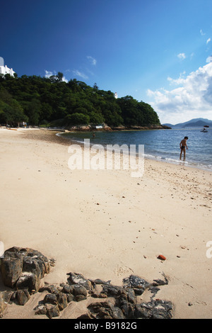 Middle Bay Beach, Repulse Bay, Hong Kong Banque D'Images