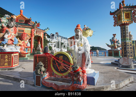 Statues à Kwun Yam culte, Repulse Bay, Hong Kong Banque D'Images