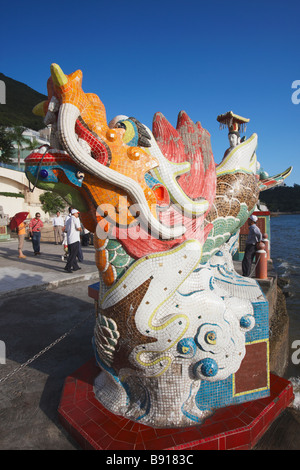 Statues à Kwun Yam culte, Repulse Bay, Hong Kong Banque D'Images