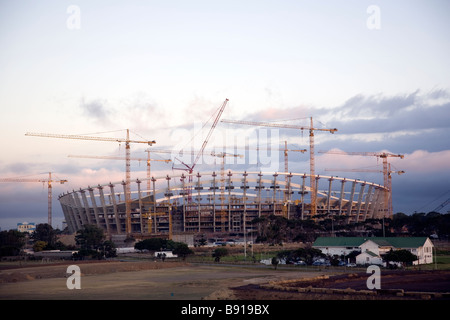 La construction du stade Green Point II Banque D'Images