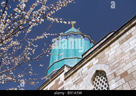 Turbe tombe de MEVLANA CELALEDDIN Rumi Konya Turquie Banque D'Images