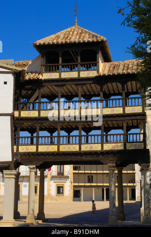 Place principale 17ème siècle Tembleque Toledo province Castilla la Mancha Espagne Banque D'Images