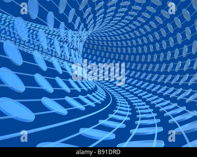 tunnel d’abstrait Banque D'Images