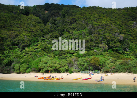 Tonga Bay, parc national Abel Tasman, Tasman, île du Sud, Nouvelle-Zélande Banque D'Images